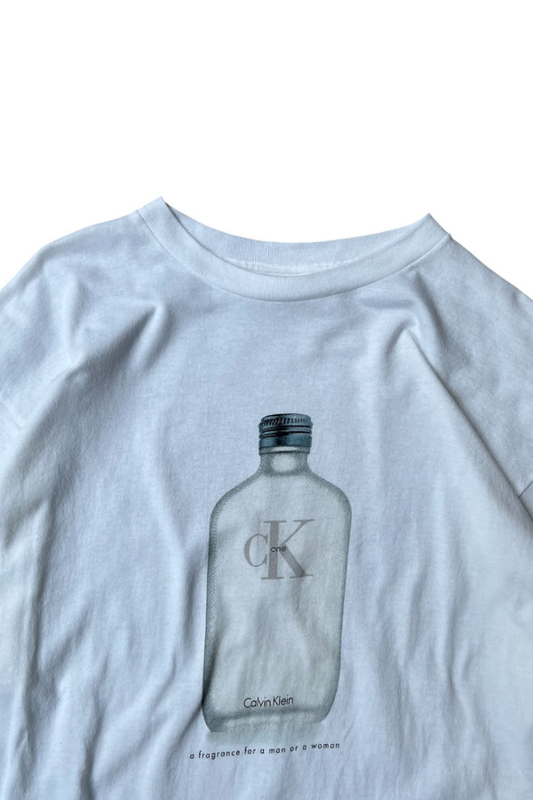 MADE IN USA 90'S T-SHIRT / WHITE [SIZE: XL USED]