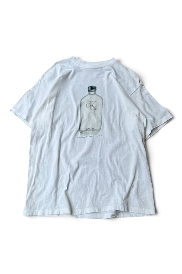 MADE IN USA 90'S T-SHIRT / WHITE [SIZE: XL USED]