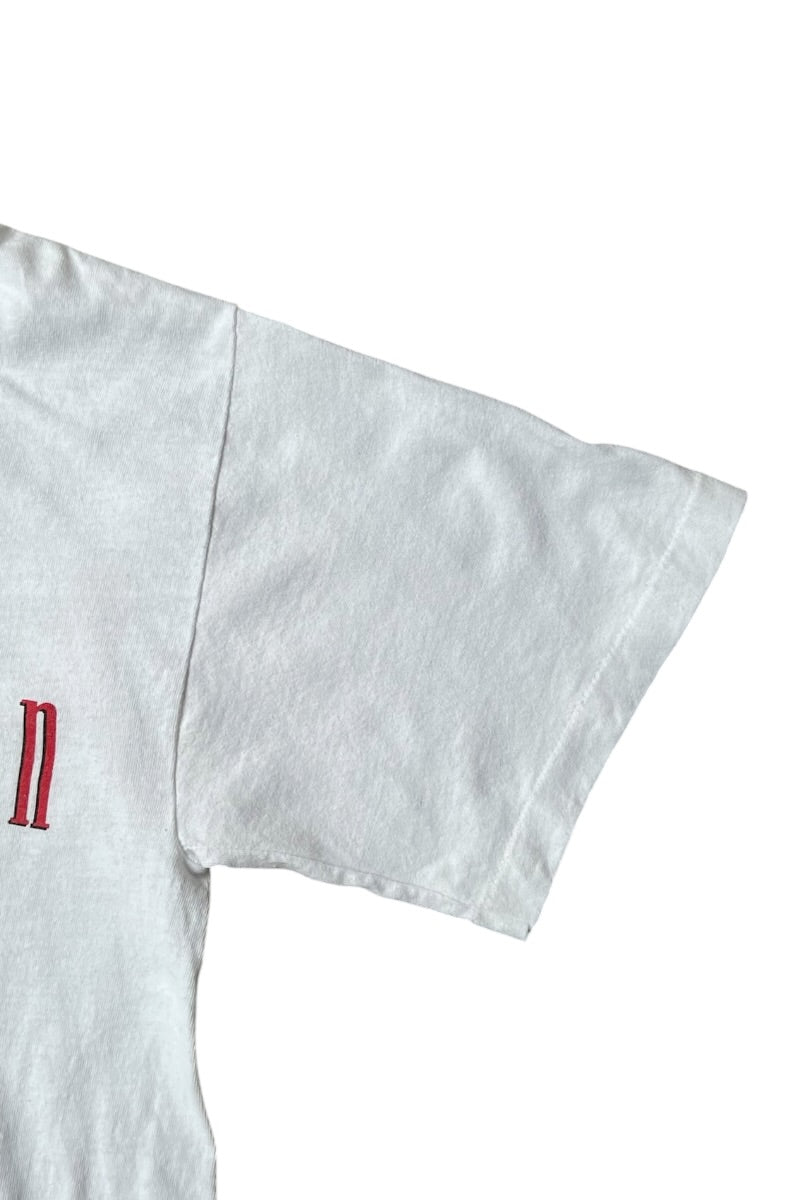 MADE IN USA 90'S JORDAN GRAPHIC T-SHIRT / WHITE [SIZE: M USED]