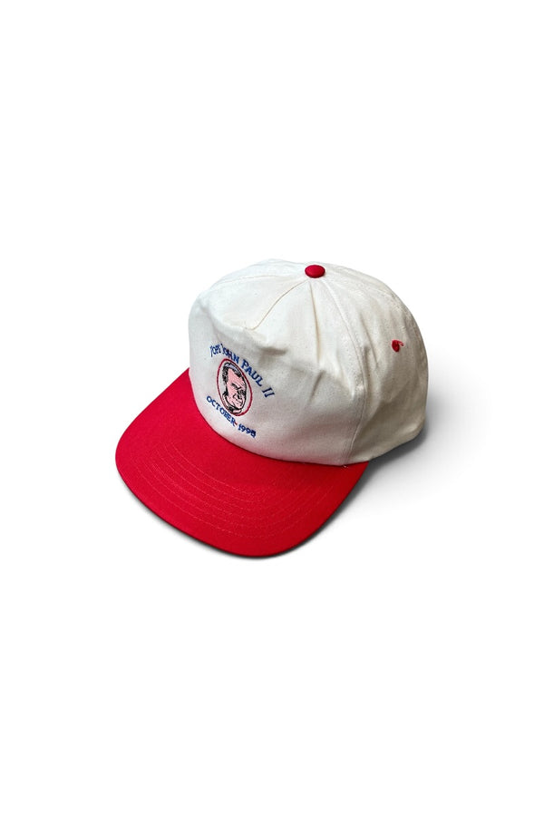 95'S POPE JOHN PAULⅡCAP / OFF WHITE [SIZE: ONE SIZE USED]