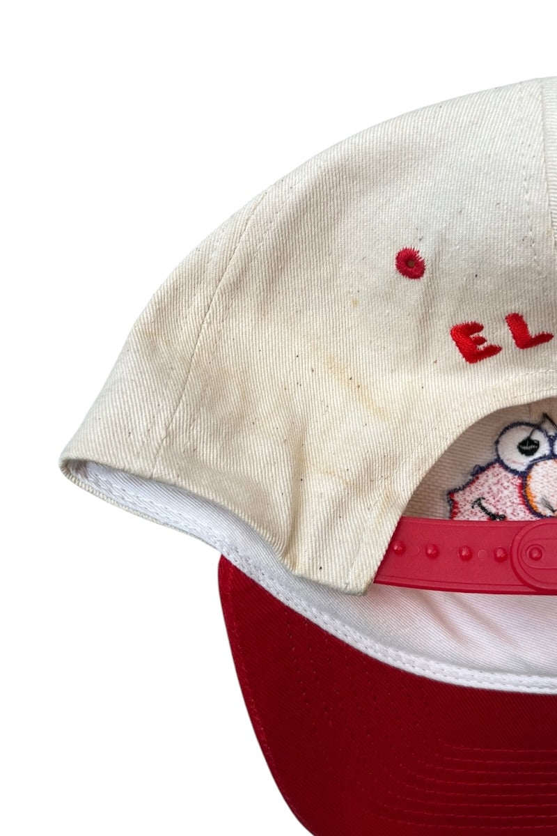 90'S ELMO CHARACTER 6 PANEL CAP / BEIGE [SIZE: ONE SIZE USED]