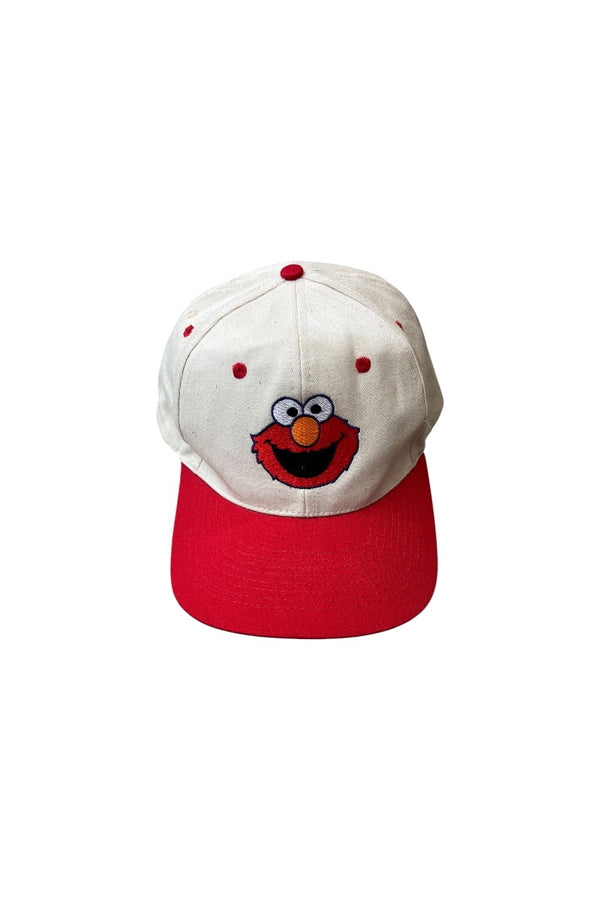 90'S ELMO CHARACTER 6 PANEL CAP / BEIGE [SIZE: ONE SIZE USED]