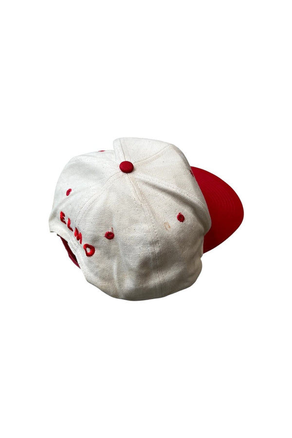 90'S ELMO CHARACTER 6 PANEL CAP / BEIGE [SIZE: ONE SIZE USED]