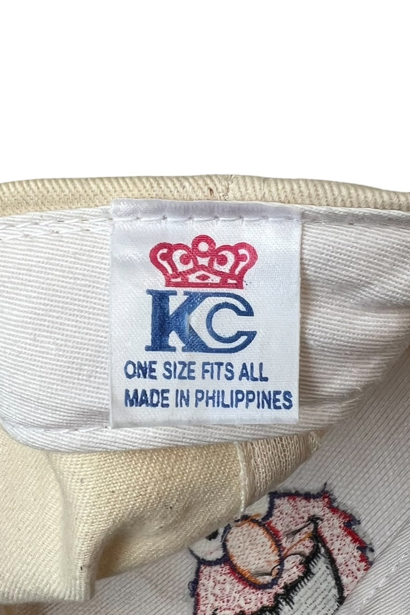 90'S ELMO CHARACTER 6 PANEL CAP / BEIGE [SIZE: ONE SIZE USED]