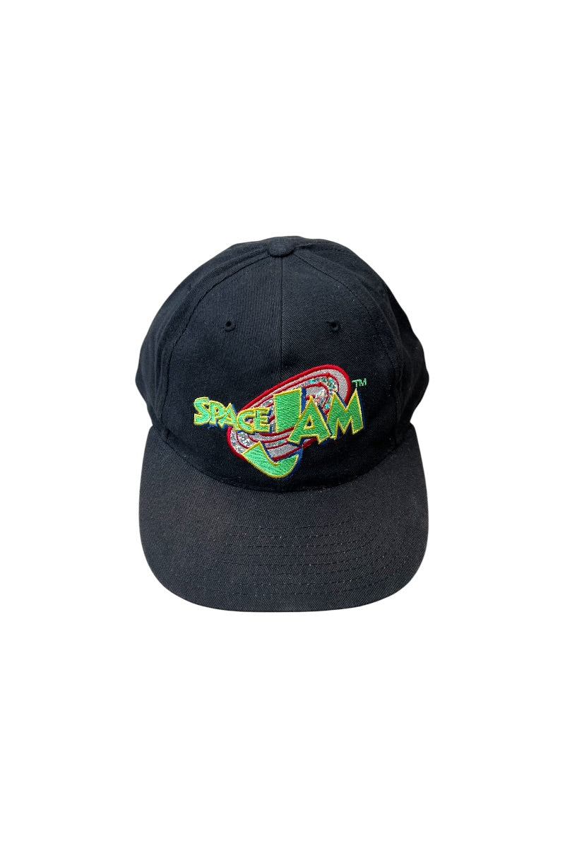 96'S SPACE JAM MOVIE CAP / BLACK [SIZE: ONE SIZE USED]