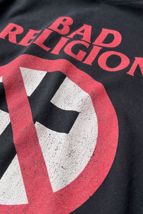 Y2K EARLY 00'S BAD RELIGION BAND T-SHIRT / BLACK [SIZE: XL USED]
