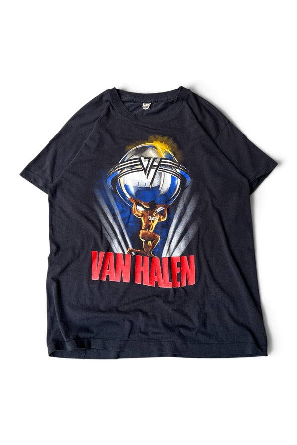MADE IN USA 86'S VAN HALEN 5150 TOUR BAND T-SHIRT / BLACK [SIZE: XL USED]