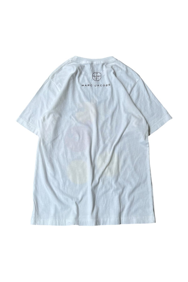 14'S DAMIEN HIRST MICKEY GRAPHIC T-SHIRT / WHITE [SIZE: M USED]