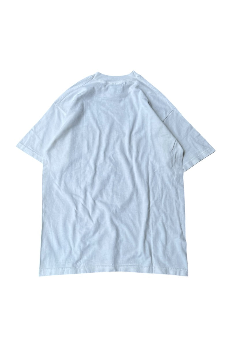 Y2K 00'S SALVADOR DALI PARODY ART T-SHIRT / WHITE [SIZE: M USED]