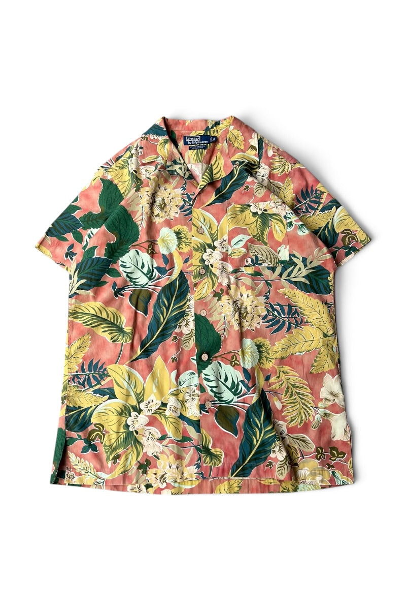 90'S VINTAGE CALDWELL S/S SHIRT / PINK [SIZE: M USED]