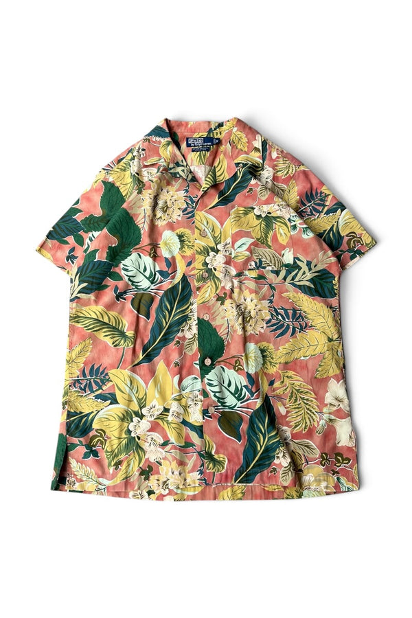 90'S VINTAGE CALDWELL S/S SHIRT / PINK [SIZE: M USED]