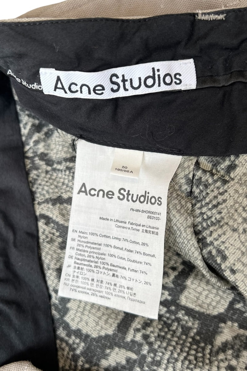 22'SS DISTRESSED SHORT PANTS / BEIGE [SIZE: 50 USED]