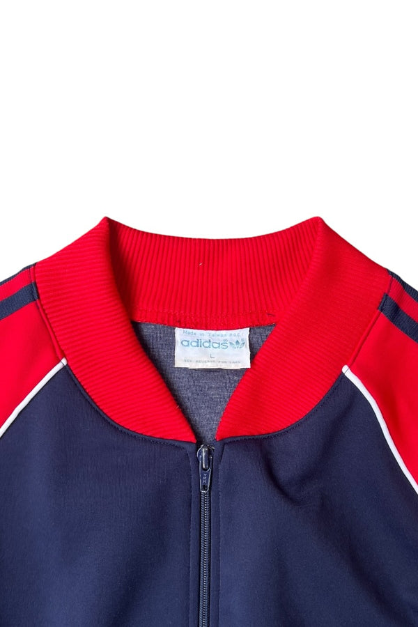 70'S USA TRACK JACKET / NAVY [SIZE: L USED]