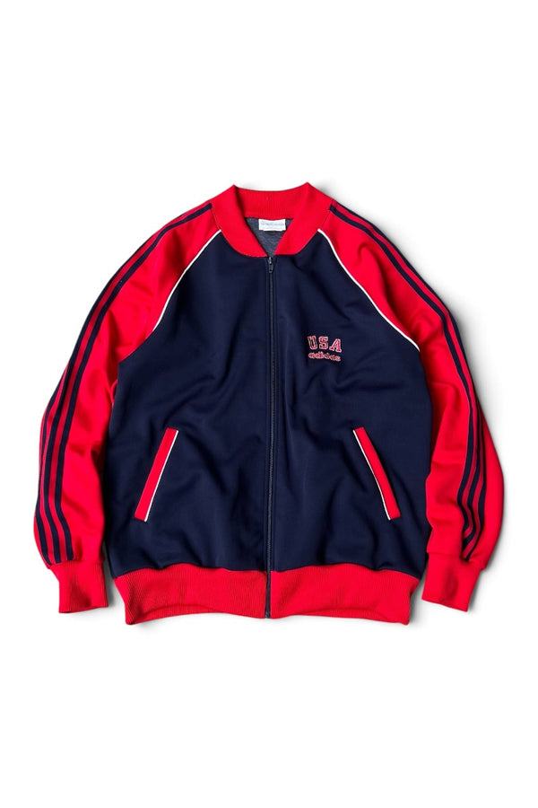 70'S USA TRACK JACKET / NAVY [SIZE: L USED]