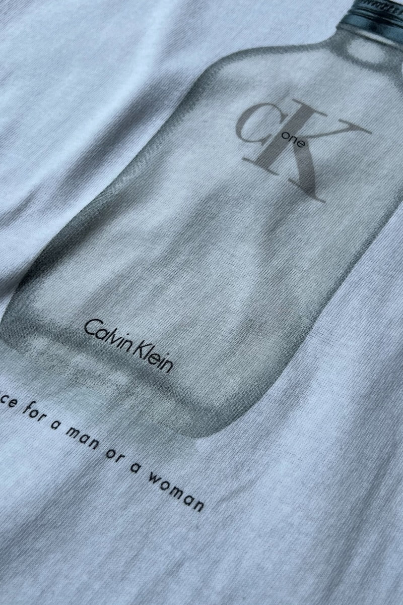 MADE IN USA 90'S T-SHIRT / WHITE [SIZE: XL USED]