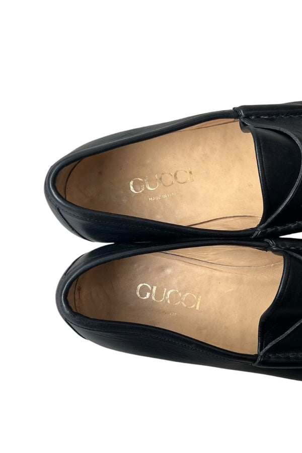 MADE IN ITALY LEATHER LOAFERS TOM FORD ERA / BLACK [SIZE: 42 (27cm相当) USED]