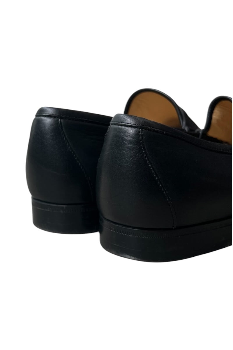 MADE IN ITALY LEATHER LOAFERS TOM FORD ERA / BLACK [SIZE: 42 (27cm相当) USED]