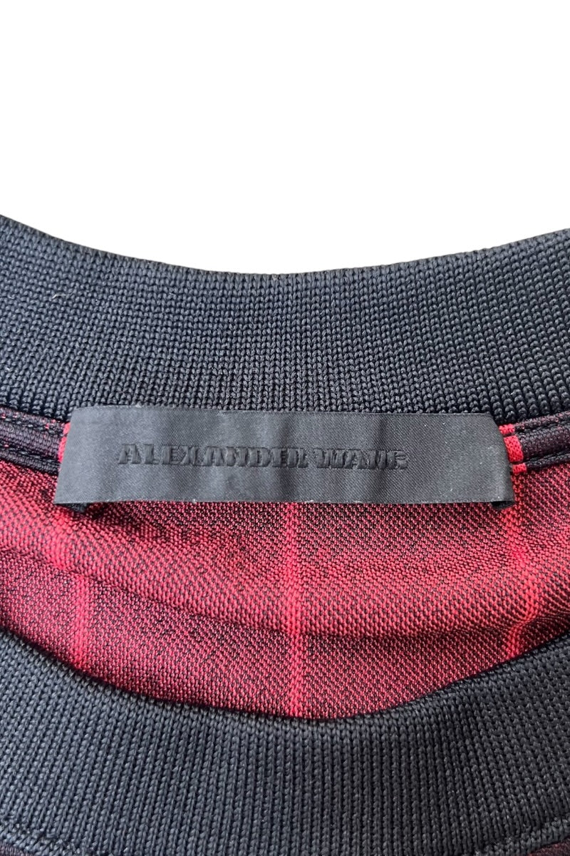 STRIPE GAME T-SHIRT / BLACK [SIZE: S USED]
