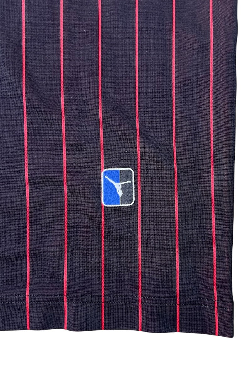 STRIPE GAME T-SHIRT / BLACK [SIZE: S USED]