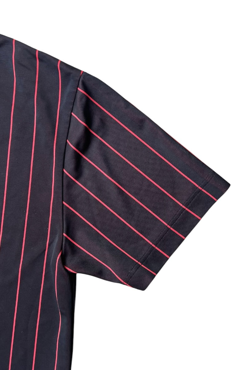STRIPE GAME T-SHIRT / BLACK [SIZE: S USED]