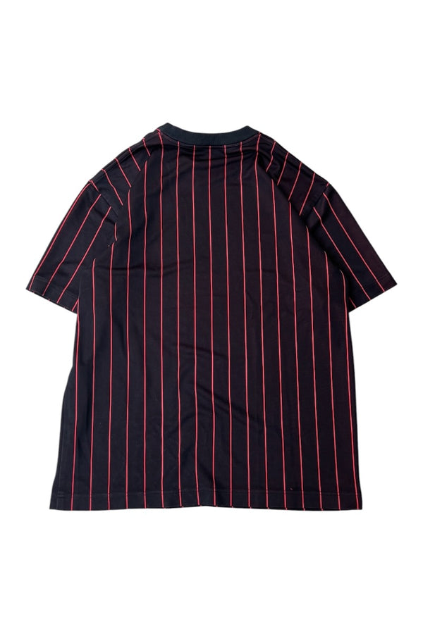 STRIPE GAME T-SHIRT / BLACK [SIZE: S USED]