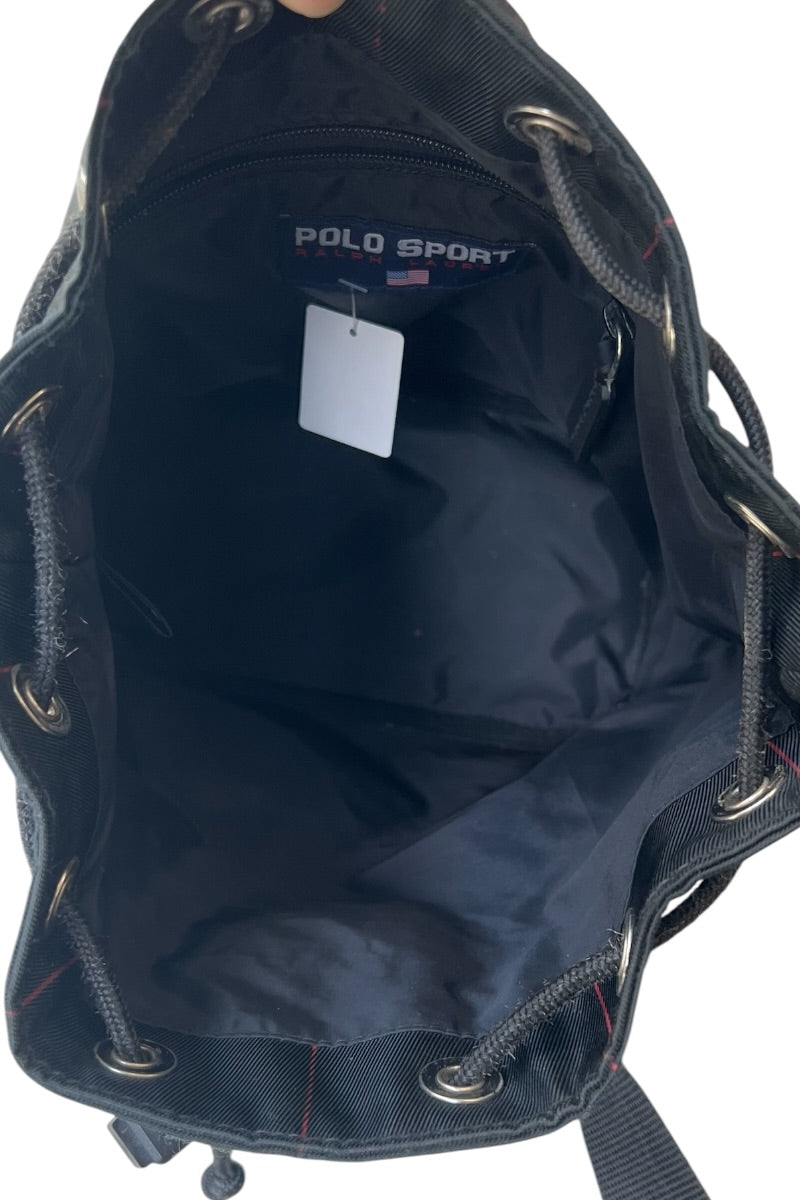 90'S CHECK SHOULDER BAG / BLACK [SIZE: ONE SIZE USED]