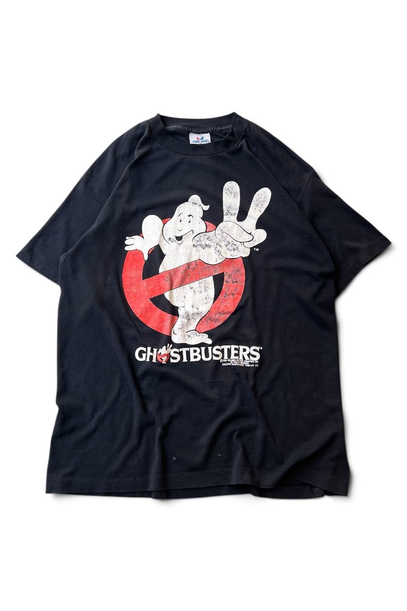 MADE IN USA 89'S MOVIE GHOSTBUSTERS MOVIE T-SHIRT / BLACK [SIZE: XL USED]