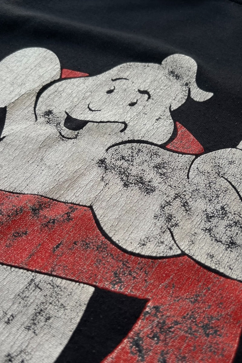 MADE IN USA 89'S MOVIE GHOSTBUSTERS MOVIE T-SHIRT / BLACK [SIZE: XL USED]