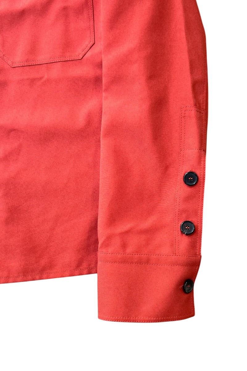205W39NYC MADE IN ITALY 17AW L/S WESTERN SHIRT / ORANGE [SIZE: 46 USED]