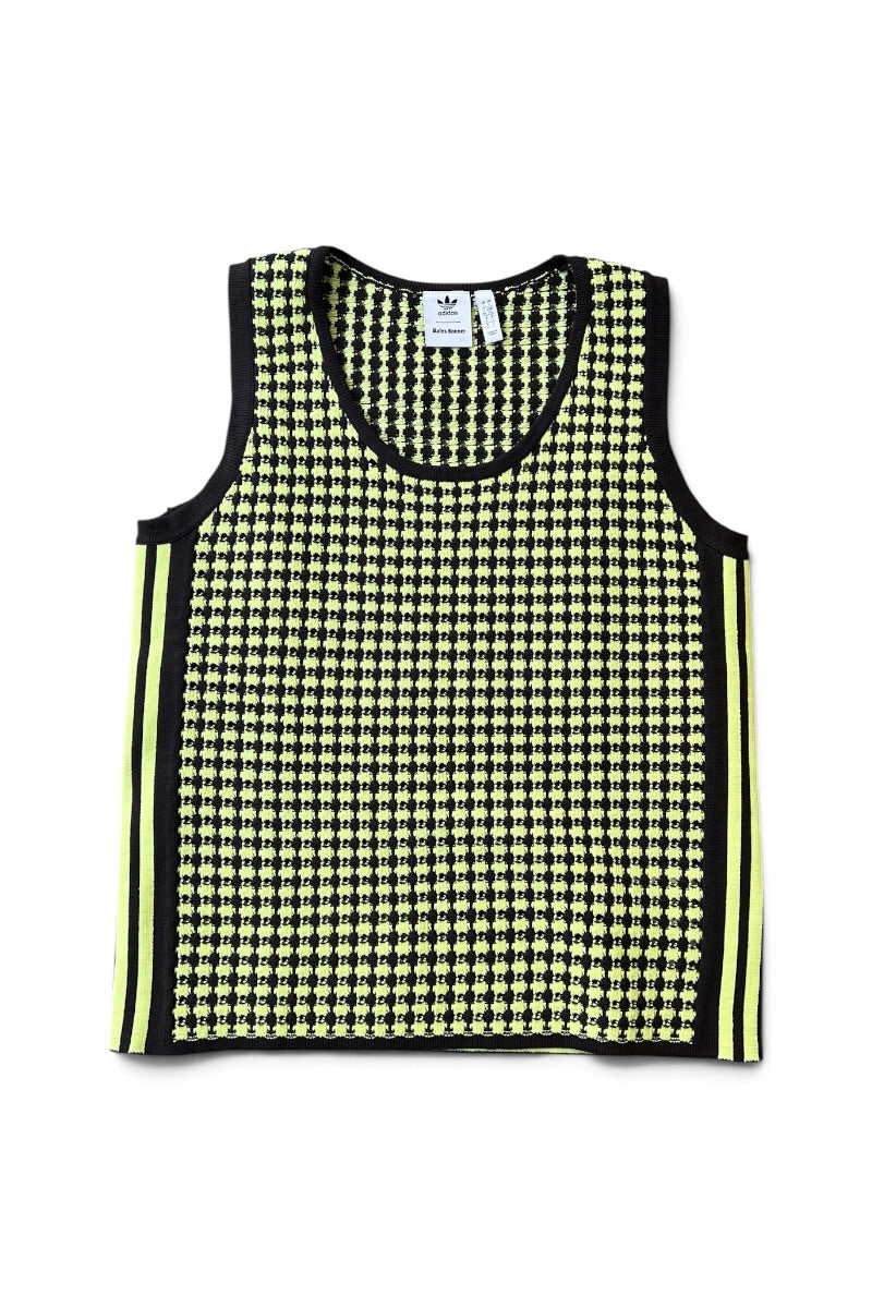 24SS KNIT VEST / GREEN [SIZE: L USED]