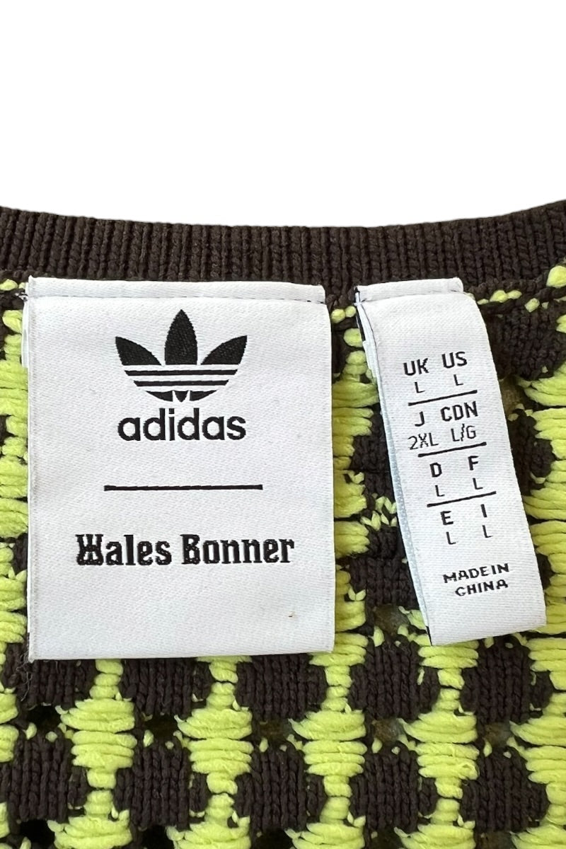 24SS KNIT VEST / GREEN [SIZE: L USED]