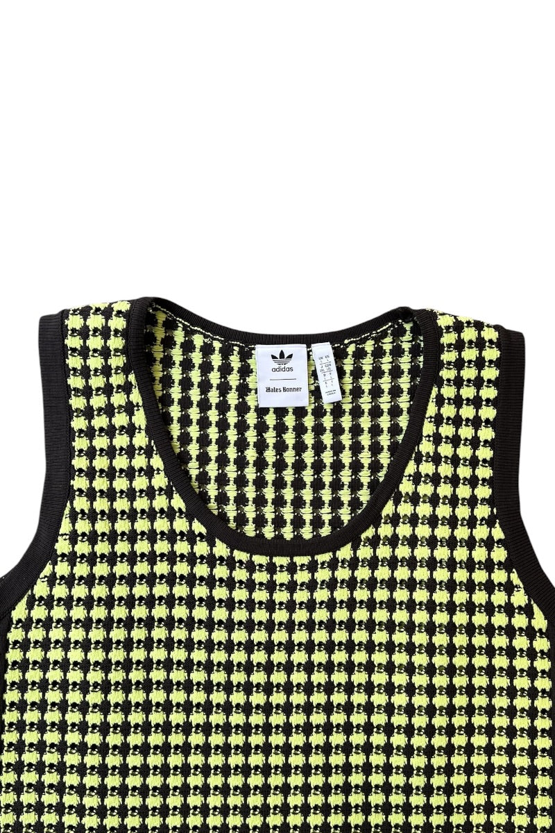 24SS KNIT VEST / GREEN [SIZE: L USED]