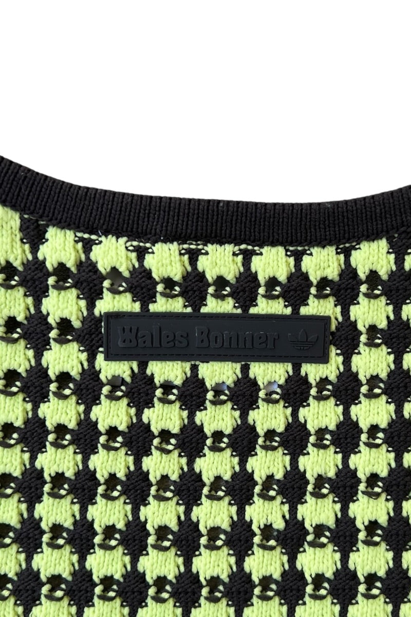 24SS KNIT VEST / GREEN [SIZE: L USED]