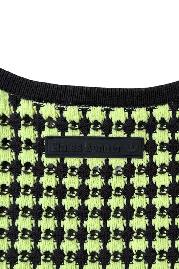 24SS KNIT VEST / GREEN [SIZE: L USED]