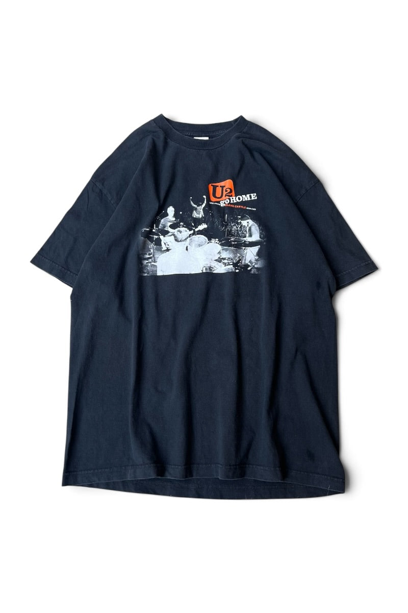 MADE IN USA Y2K 00'S U2 GO HOME BAND T-SHIRT / BLACK [SIZE: XL USED]