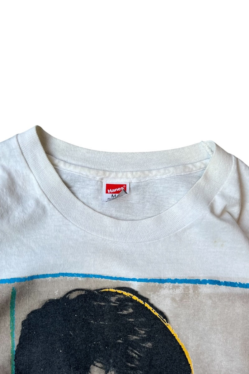 MADE IN USA 89'S NEW KIDS ON THE BLOCK BAND T-SHIRT / WHITE [SIZE: M USED]