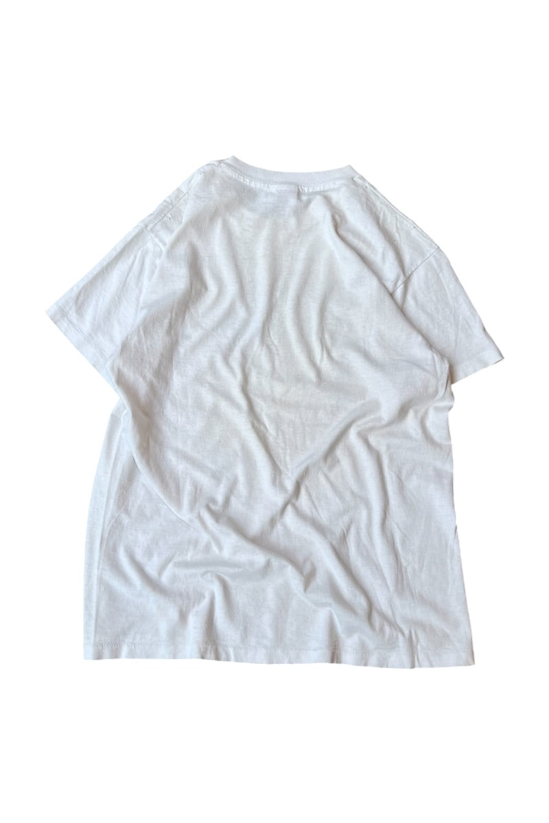 MADE IN USA 89'S NEW KIDS ON THE BLOCK BAND T-SHIRT / WHITE [SIZE: M USED]