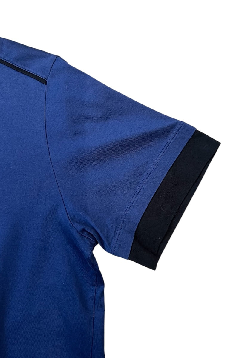 MADE IN GREECE LAYERD T-SHIRT / NAVY [SIZE: S USED]