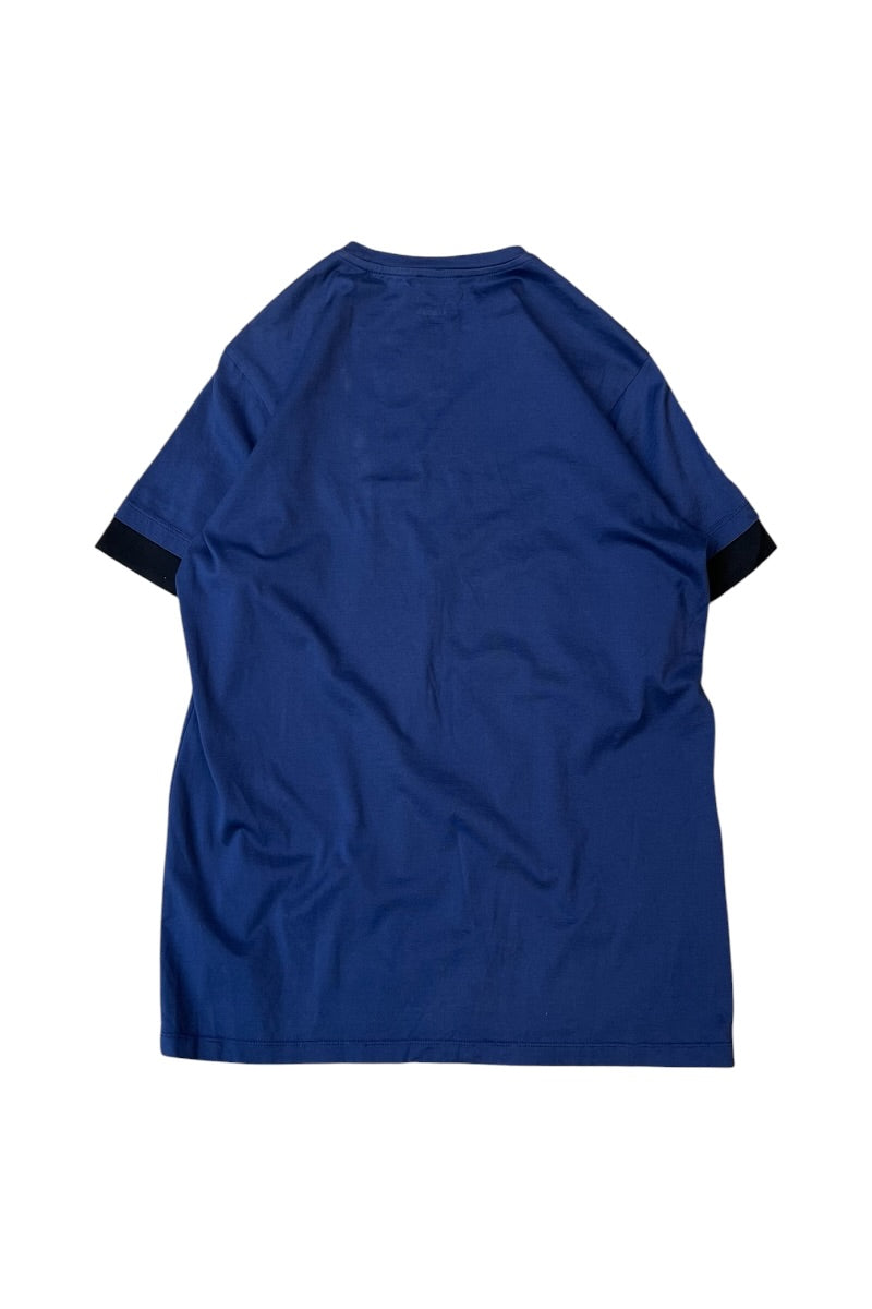 MADE IN GREECE LAYERD T-SHIRT / NAVY [SIZE: S USED]