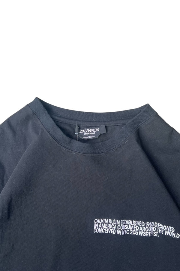 MADE IN ITALY 18SS 205W39NYC T-SHIRT / BLACK [SIZE: M USED]