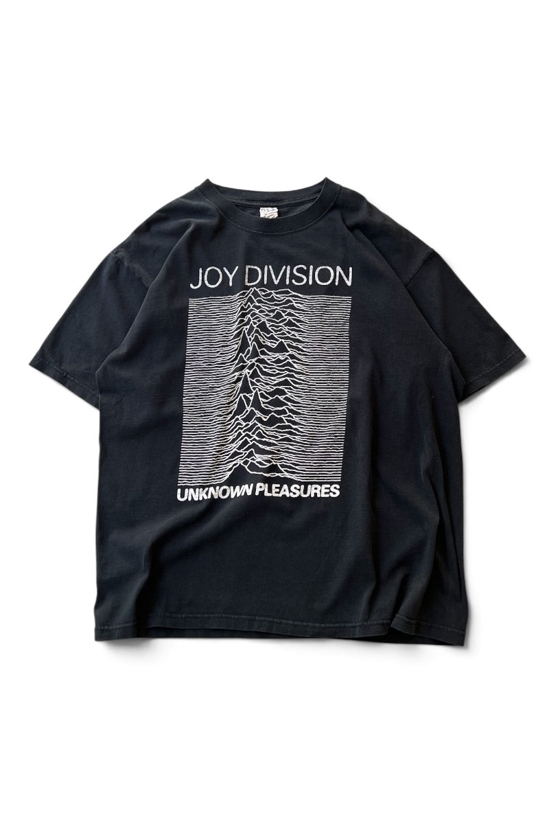 Y2K EARLY 00'S  JOY DIVISION UNKNOWN RES BAND T-SHIRT / BLACK [SIZE: XL USED]