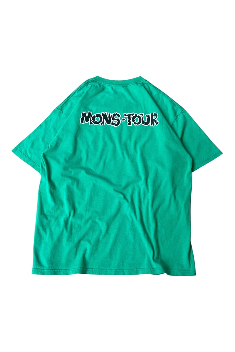 Y2K EARLY 00'S NOFX MONS TOUR BAND T-SHIRT / GREEN [SIZE: XL USED]