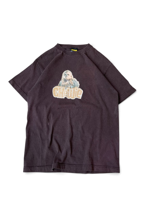 Y2K EARLY 00'S CHEWBACCA MOVIE T-SHIRT / BROWN [SIZE: M USED]