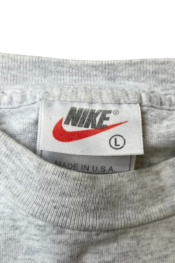 MADE IN USA 90'S JUST DO IT T-SHIRT / GREY [SIZE: L USED]
