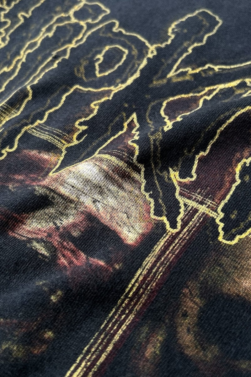Y2K EARLY 00'S SLIP KNOT BOOTLEG BAND T-SHIRT / BLACK [SIZE: S USED]