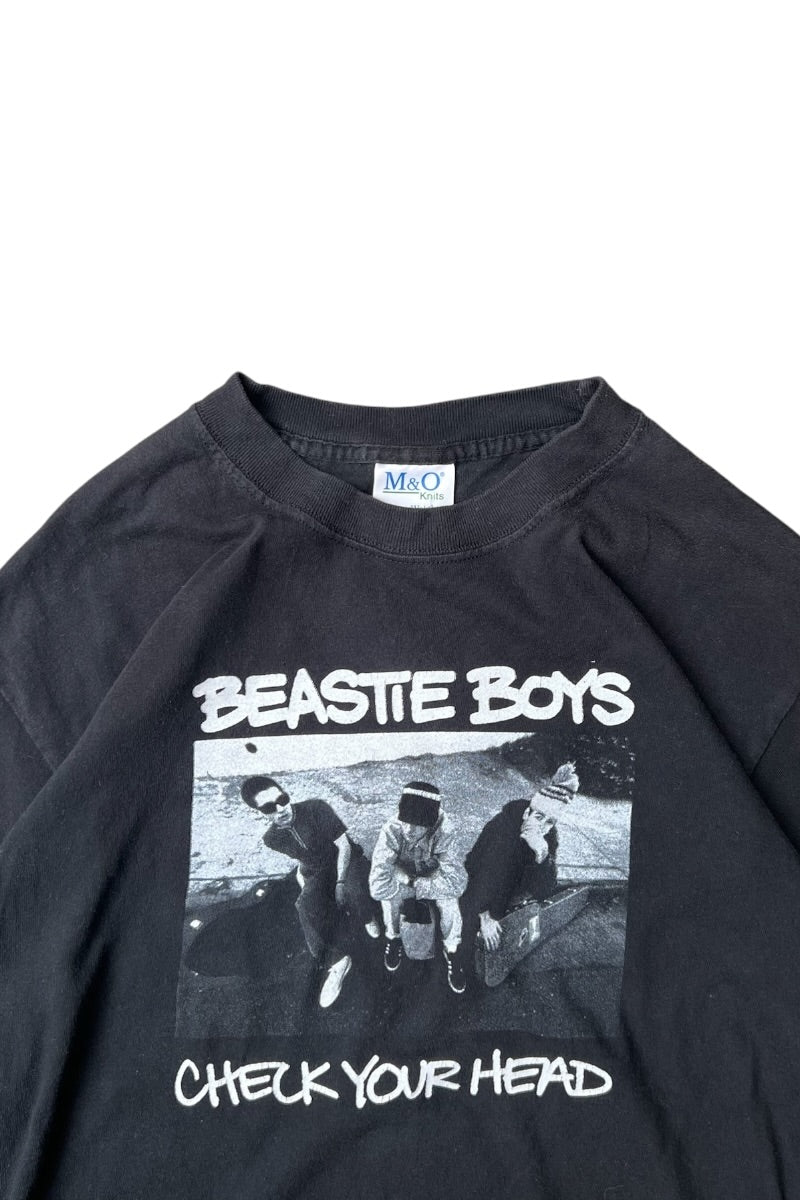 Y2K EARLY 00'S BEASTIE BOYS MUSIC T-SHIRT / BLACK [SIZE: M USED]