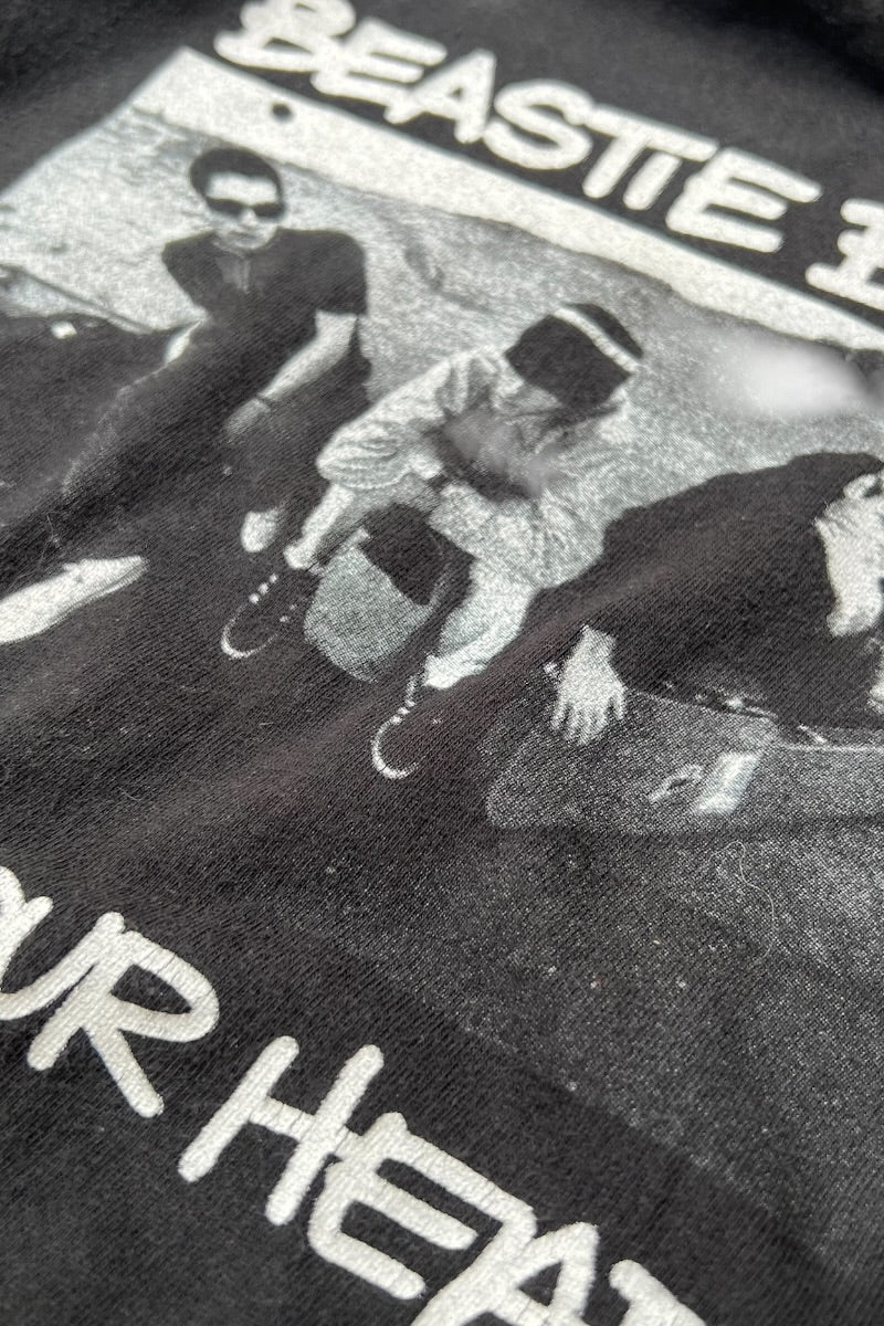 Y2K EARLY 00'S BEASTIE BOYS MUSIC T-SHIRT / BLACK [SIZE: M USED]