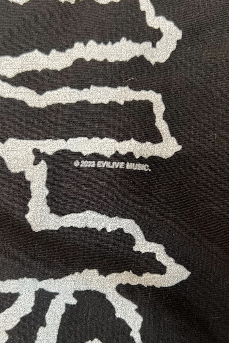 23'S MISFITS BAND T-SHIRT / BLACK [SIZE: L USED]