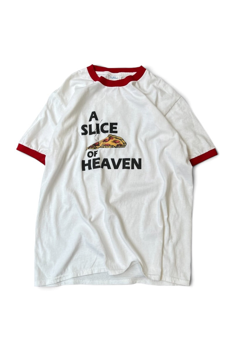 MYSTIC PIZZA MOVIE RINGER T-SHIRT / WHITE [SIZE: M USED]