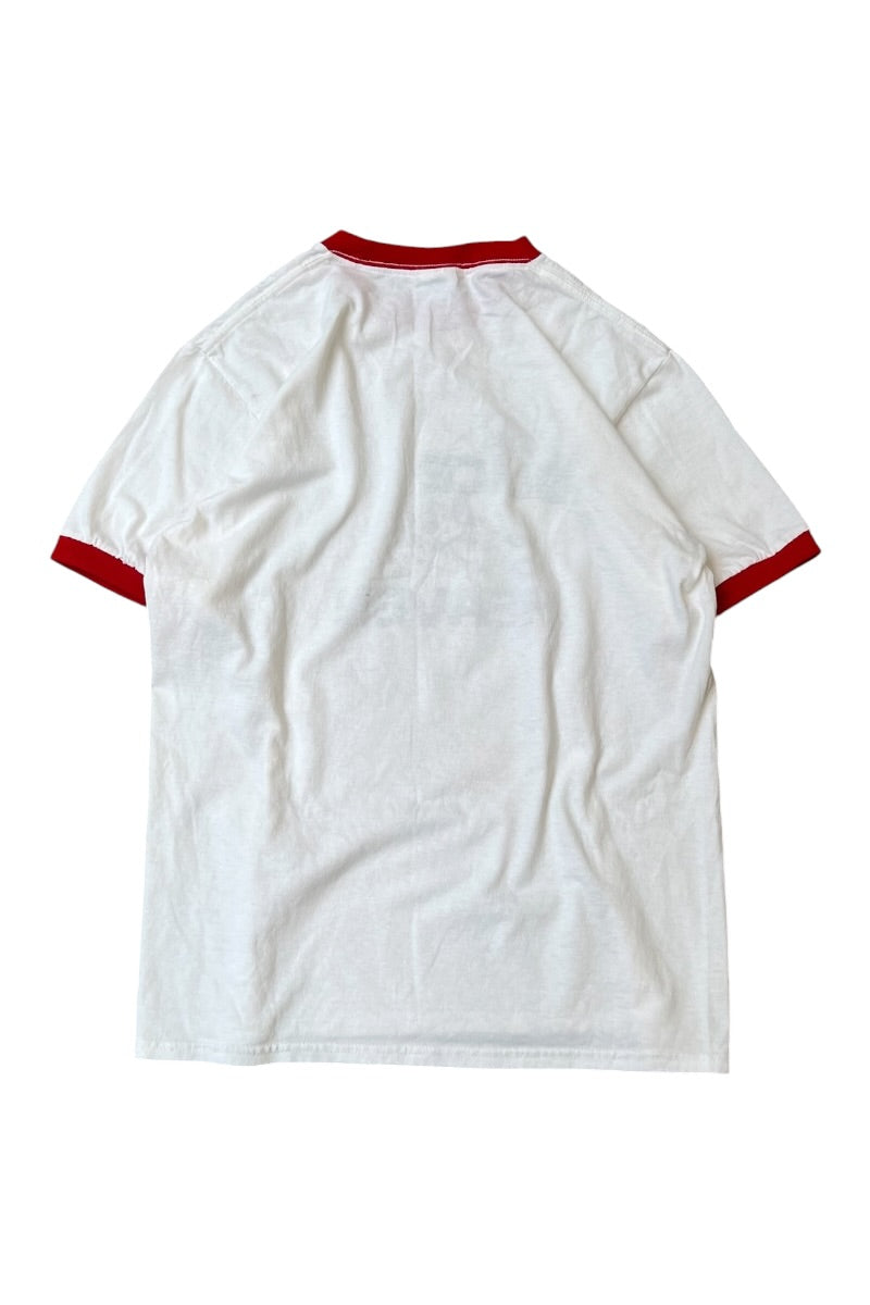 MYSTIC PIZZA MOVIE RINGER T-SHIRT / WHITE [SIZE: M USED]